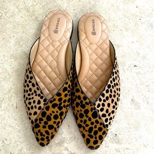 Birdies swan slip on leopard print